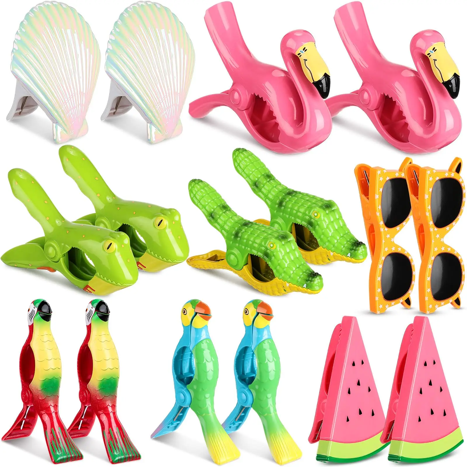 ABS Jumbo Size Plastic Pool Windproof Beach Chair Towel Peg Clip Beach Chair Towel Clips