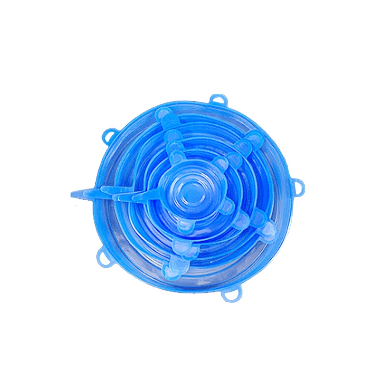 Hot Selling High QualitySuitable for bowls/plates/fruit plates available can be re-used Stretch Silicone Lids