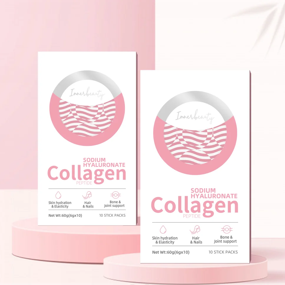 Norwegian Deep-sea Codfish Collagen Supplement Hydrolyzed Marine Collagen Peptide Powder to Fight Aging and Stay Young in Strip