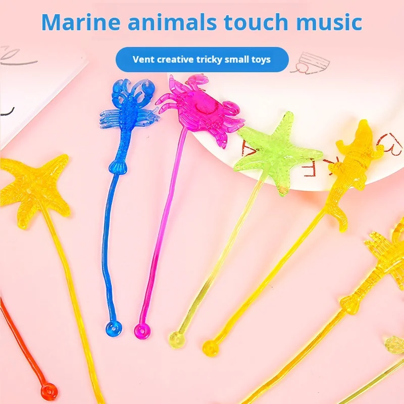 Cute Ocean Animal Sticky Stretchable Sticky Toys Kids Birthday Gifts Party Favors Guest Gifts School Goodie Filler