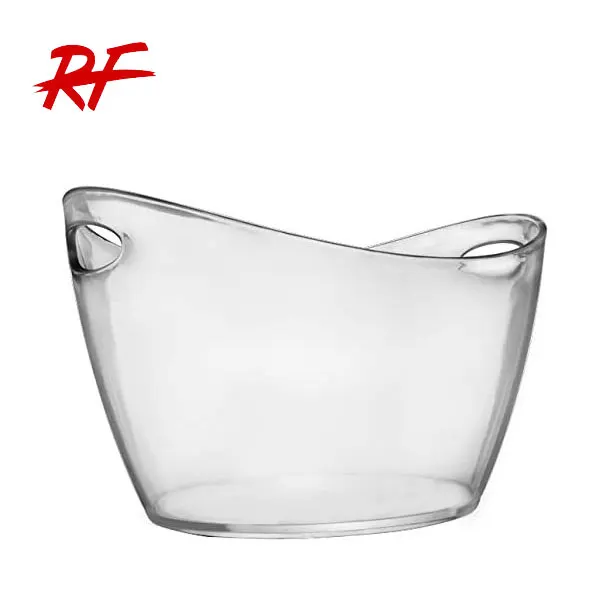 12 л пищевой акриловый материал пластиковый прозрачный ведро для льда гигиенический бар бочка для шампанского бочка для вина пива ktv