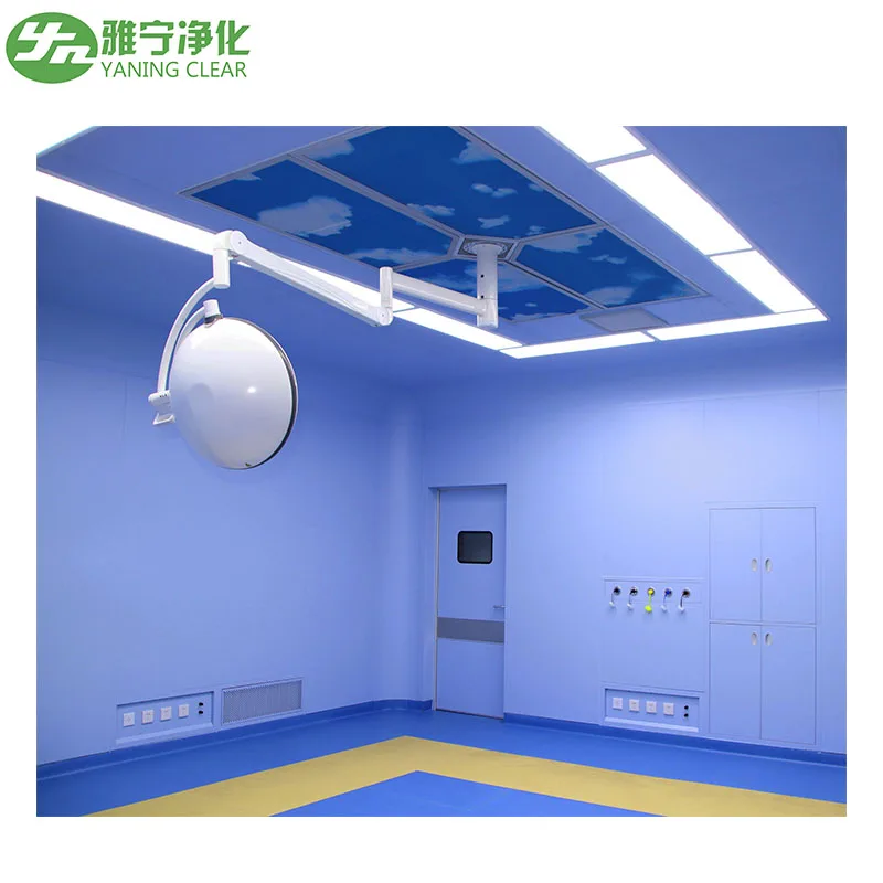 YANING  Door Manual Swing Hermetic door Durable OT Airtight ness Manually Double Door in Operating room