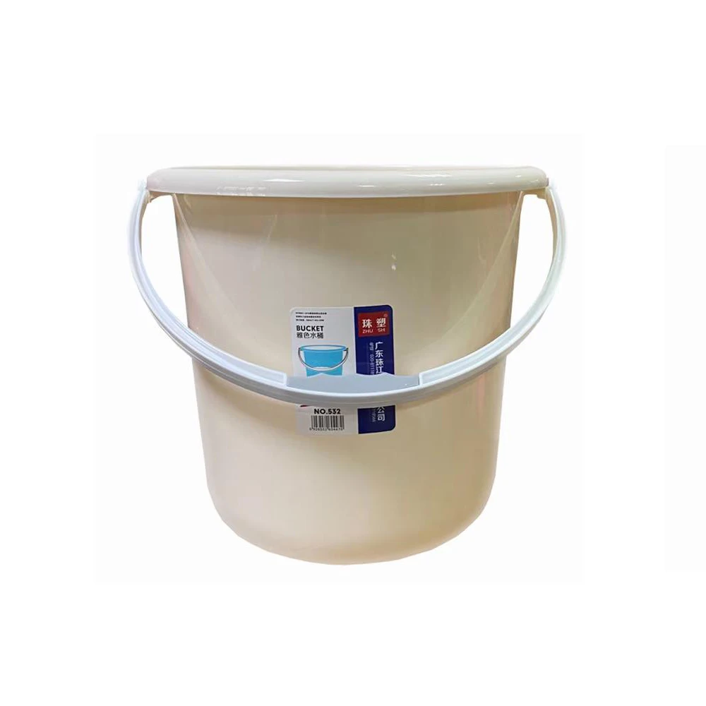 hot sale  manufacturer colorful  plastic round custom  bucket with handle