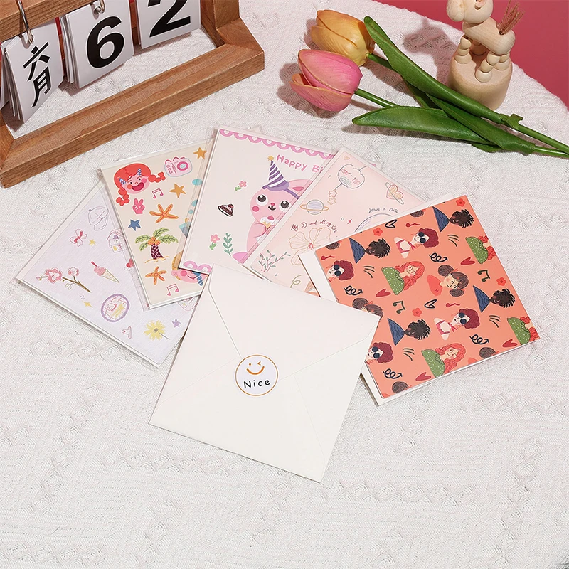 Customized Personalized Christmas Greeting Card Printing Cards with Envelopes