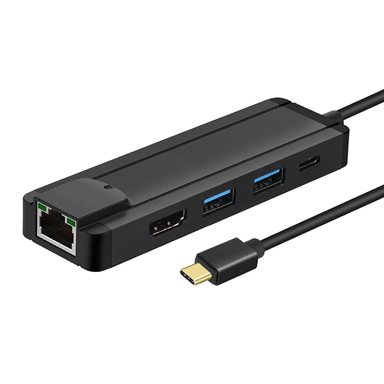  2020 Новое прибытие Многофункциональный USB-C 5 в 1 концентратор к HDMI LAN & адаптер для