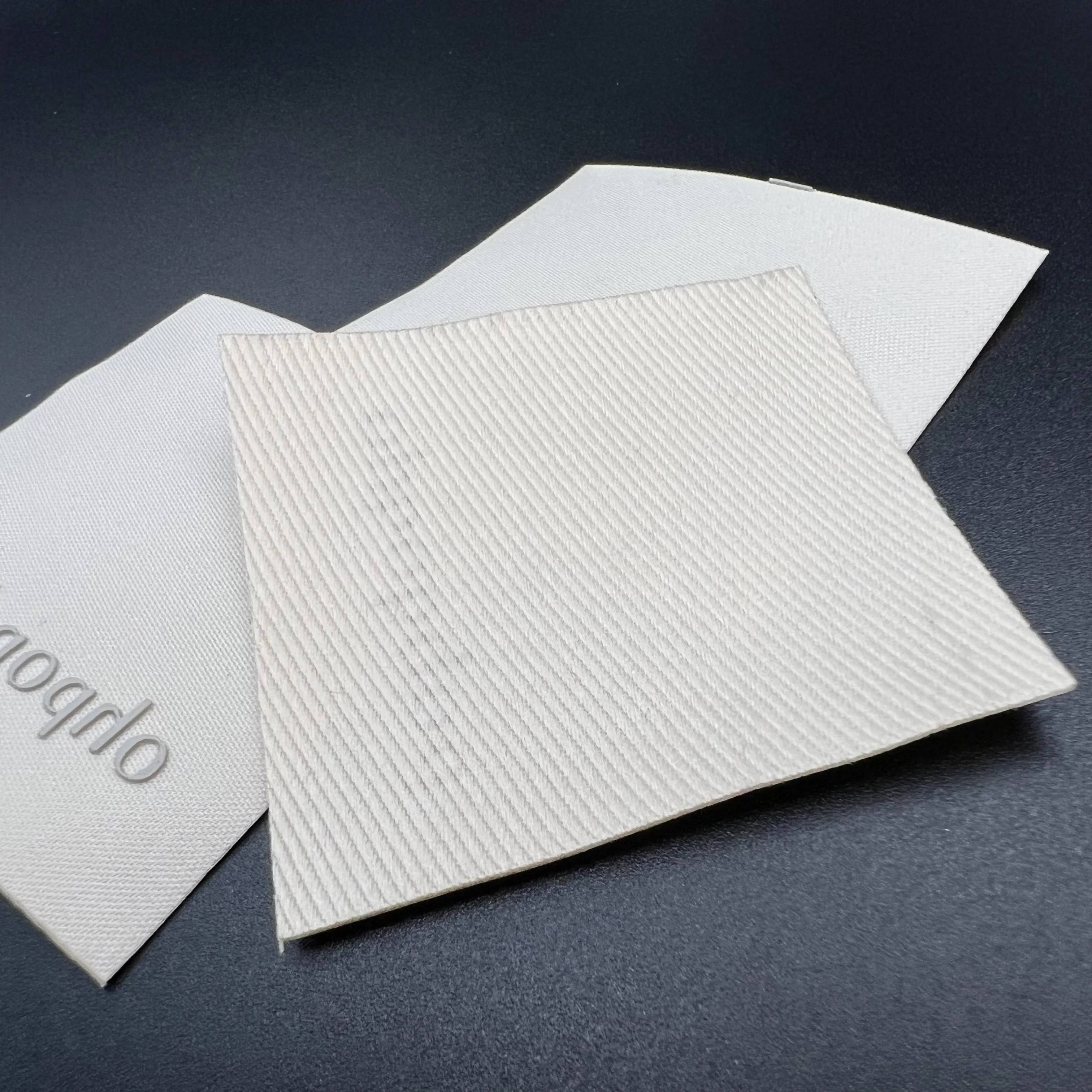 Custom 3D Raised Effect Silicone Rubber Neck Woven Label Wash Labels Suitable for Clothing Pants Bags For Their Own Brand Logo