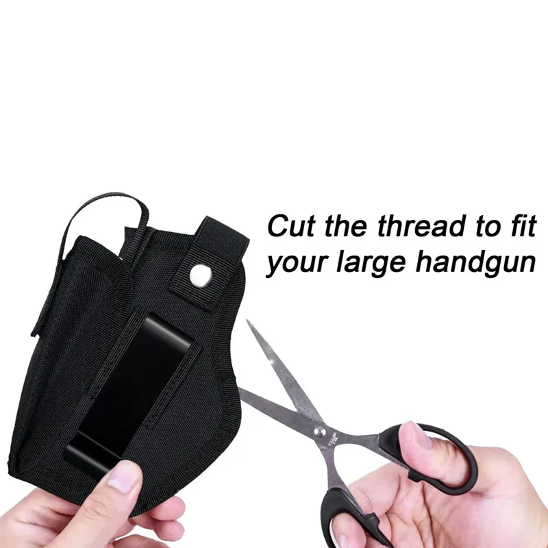 Tactical IWB/OWB Holster Concealed Carry Right Left Hand Metal Clip Gun Holster with Mag Pouch