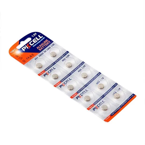 Аккумулятор PKCELL ag4 l626 lr66 377a для часов 10 шт. в упаковке