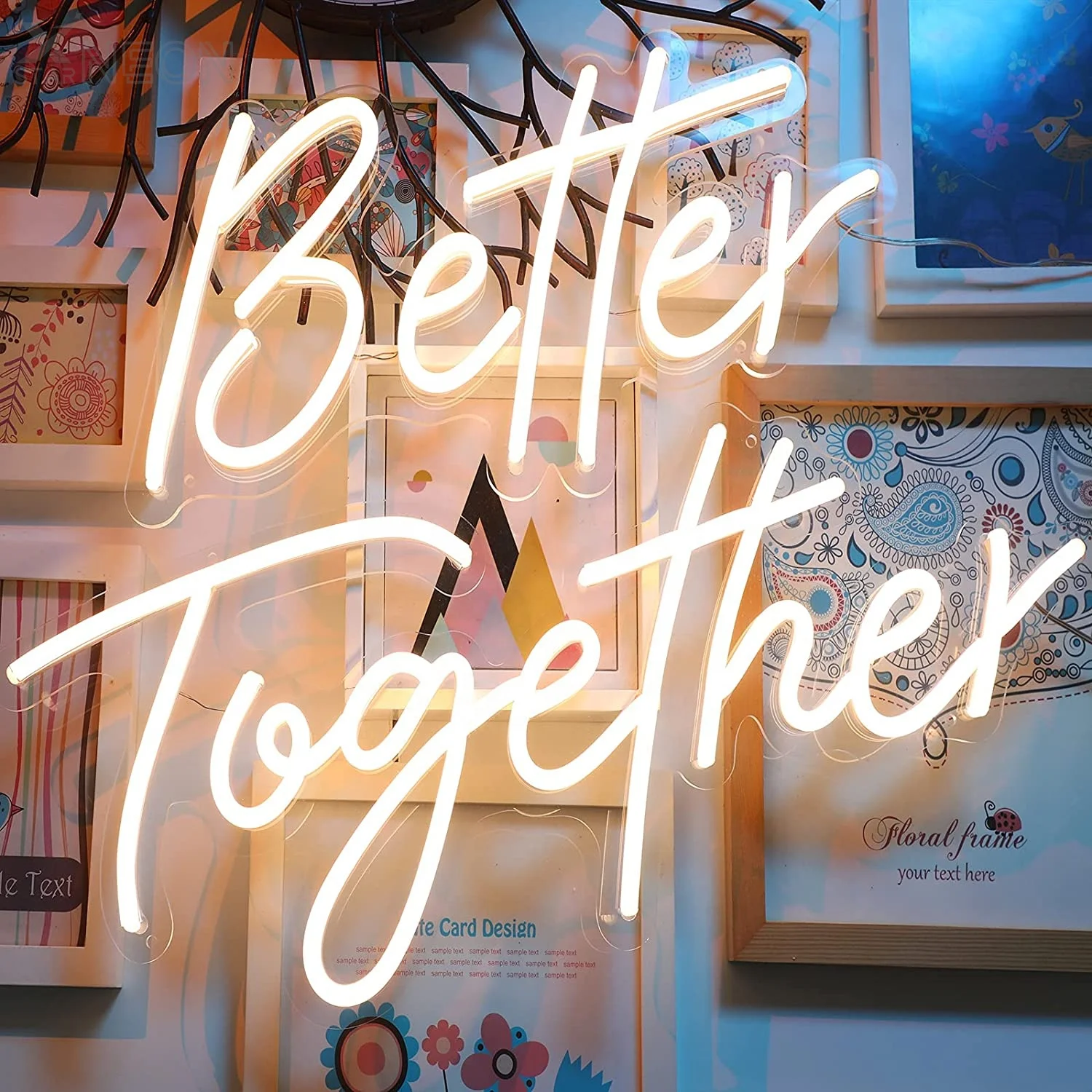 New Design Drop shipping LED Neon Sign Board Acrylic No MOQ Neon Custom Light Sign for Wedding Party