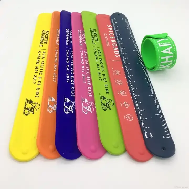 Wholesale Manufacturer Custom Plain Silicon Slap Bracelet Plain Silicone Bracelets Plain On