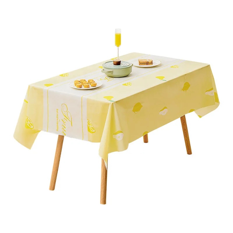 Hote Sale Cheap Plastic PVC Table cloth Factory Supply PEVA High Quality Rectangular Printed Tablecloth For Garden Party