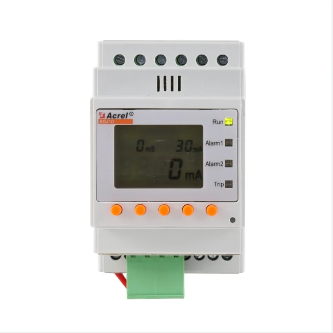 ASJ Earth Leakage Fault Protection Relay LCD Residual Current Relay For Electrical Circuit Protection Safety