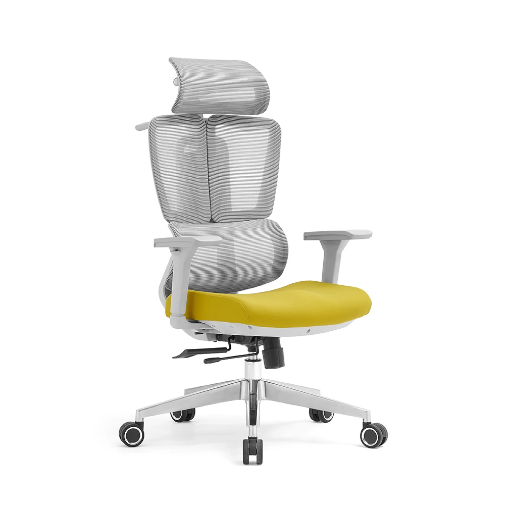 Luxury design moving modern mesh fabric ergonomic office chair swivel fabric chair sillas de oficina office furniture