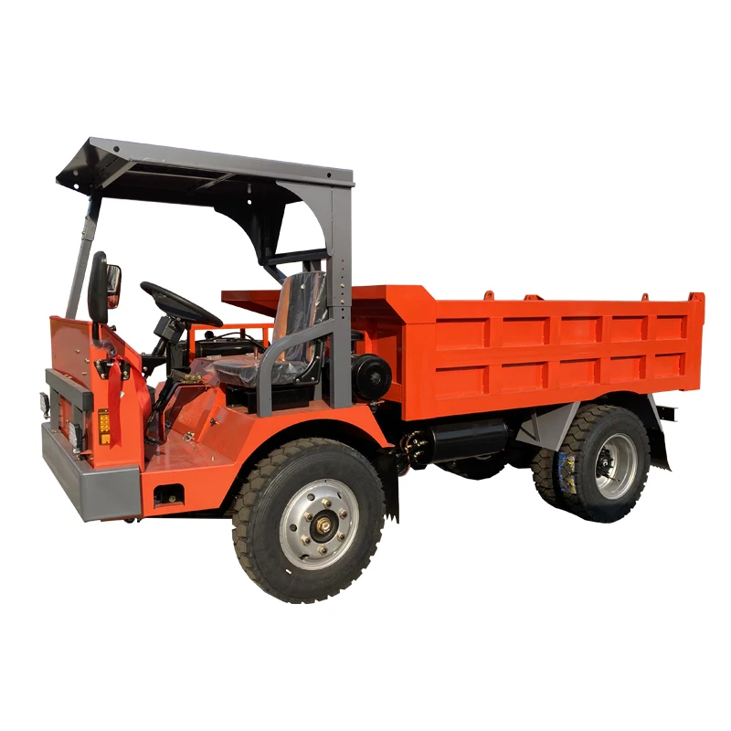 BRAND NEW Dump Low Price Truck 4 Wheel 2 Tons Mini Dumper Tipper For Mining Machine