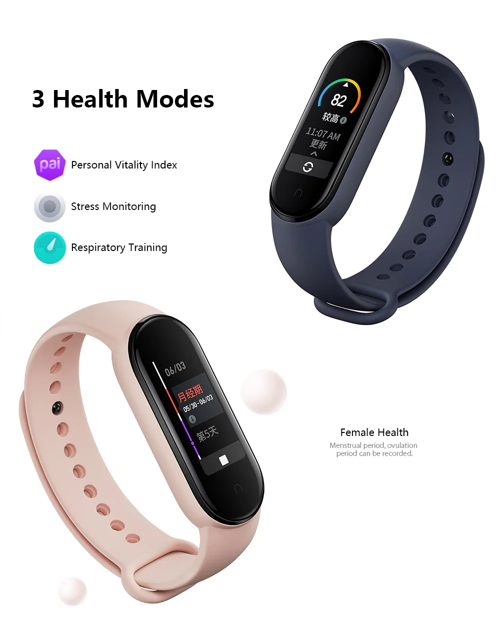 
For Mi Band 5 Smart Wristband Bracelet Fitness Tracker M5 Heart Rate Blood Pressure Monitor Touch Control Watch 