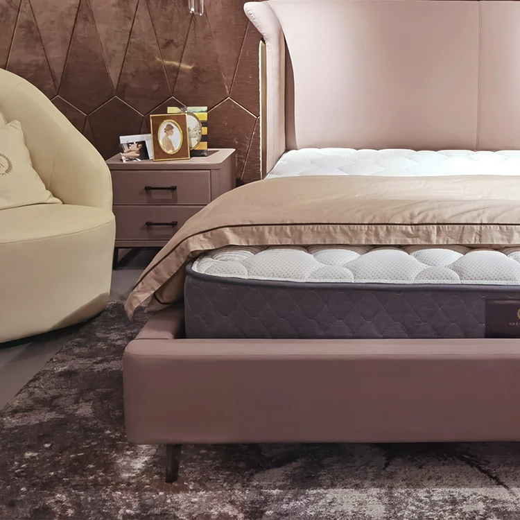 2021 luxury modern simple king royal bedroom set