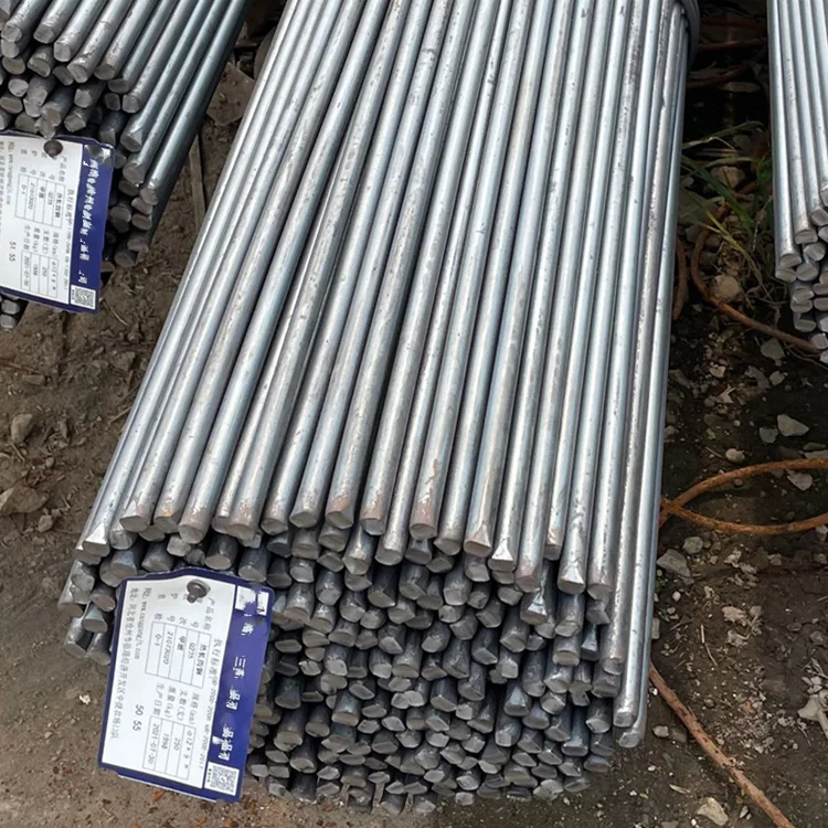 Black Carbon Steel Iron Bar 2023 Hot Selling a36 q195 q235b Round Rod Construction Concrete Iron Solid Bar