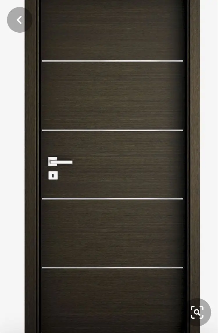 China Foshan Factory Interior Apartment Room Cheap Wpc Solid Wooden Doors Others Doors for Houses