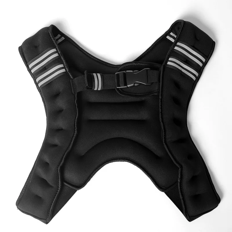 New Style Adjustable Weighted Jacket Exercise Fitness Training Equipment 10kg Weight Vest for Boxing