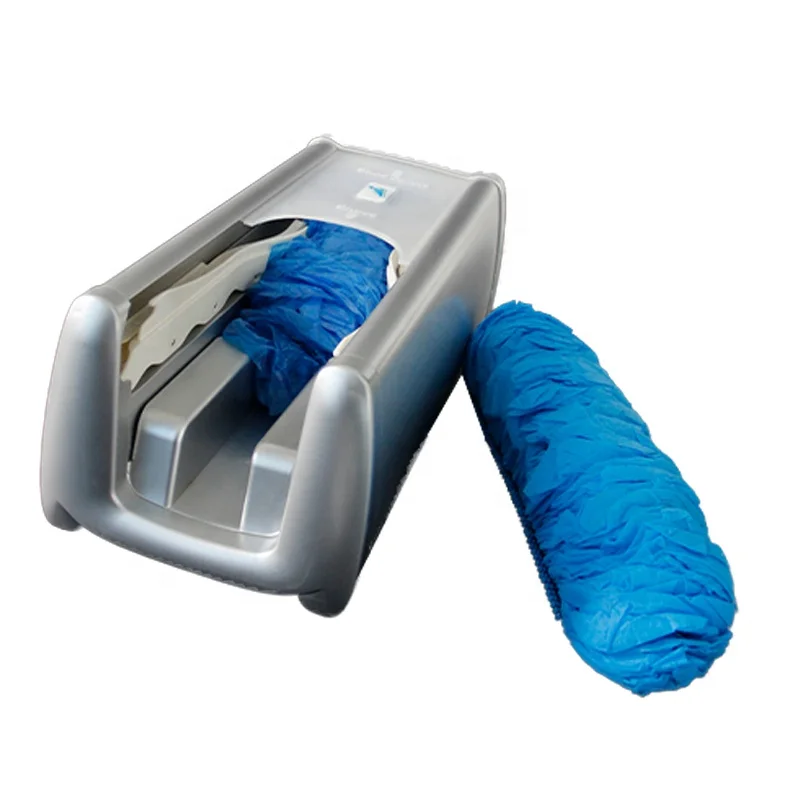 ABS Automatic shoe cover machine with non woven shoe covers foot bag dispenser device for medical clean room