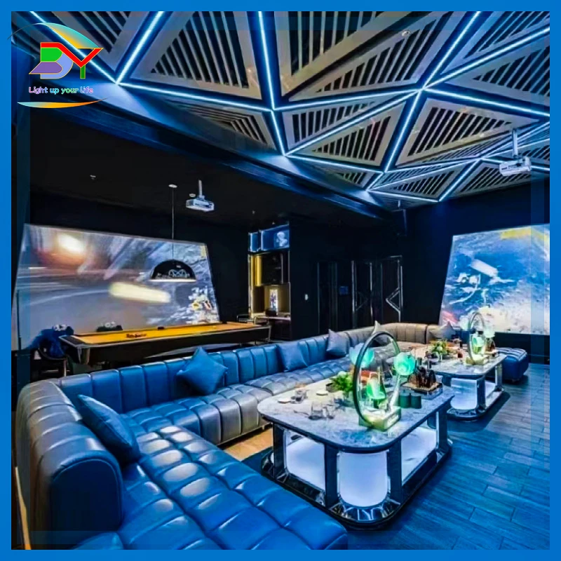 KTV отдельный клубный диван журнальный столик музыкальный обеденный бар ясный угловой U-L тип комбинация для караоке