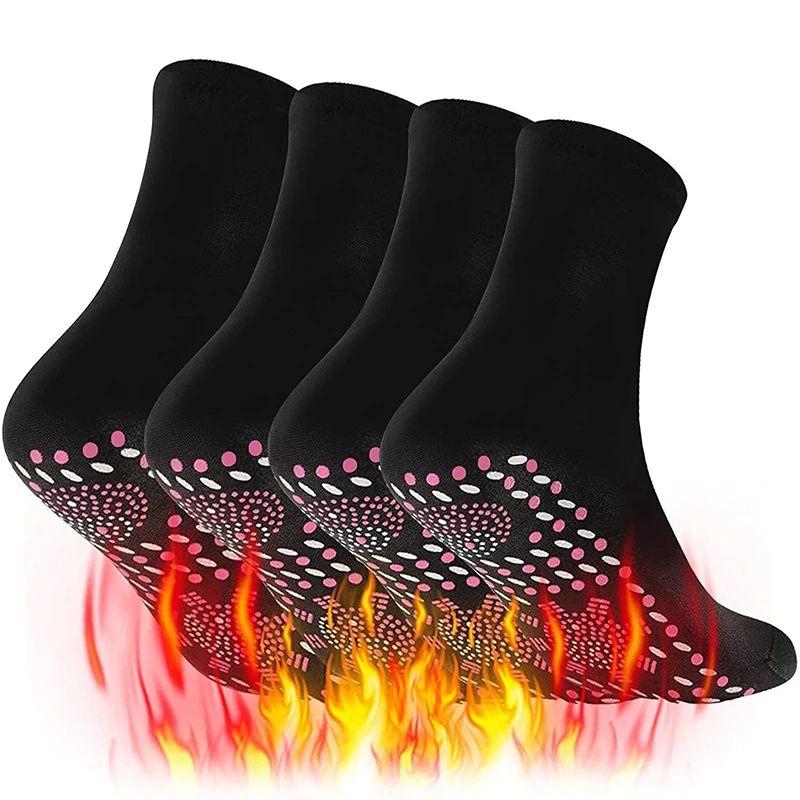 Outdoor Breathable Anti-Freezing Warm Foot Socks Self Heating Socks Magnetic Massage Socks