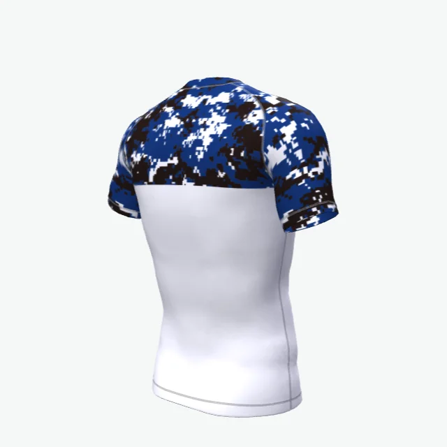 High Quality Wholesale OEM Custom Logo UPF 50 Sublimation Printed Mma Bjj Surf Long Sleeve Rash Guard