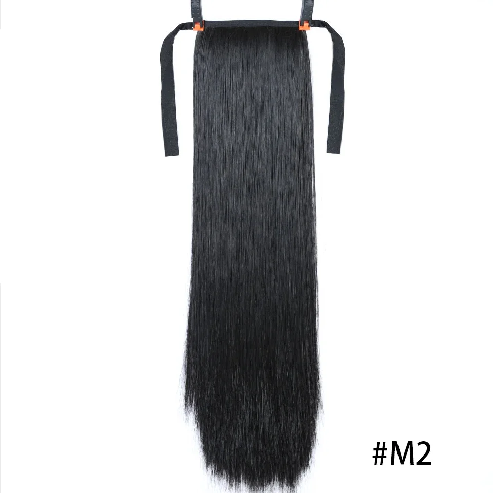 Synthetic Pony Tail Hair Wigundle False Ponytail in Straight Clip Hairpiece With Hairpins Extensions for Women