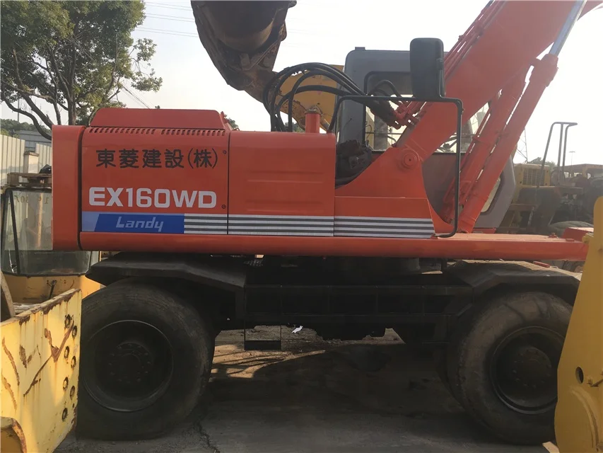 Used Hitachi EX160w wheel excavator Used Hitachi Wheel Excavators EX160WD EX120WD ZX130WD