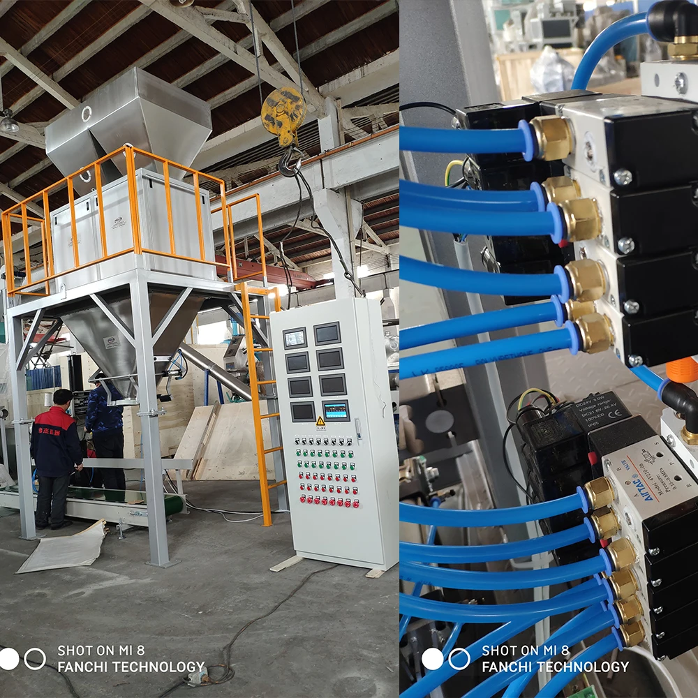 25Kg 50kg fertilizer bagging machine sewing machine rice weighing packing machine