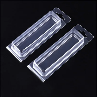 Mini MOQ Clear Plastic PVC Packaging Boxes High Transparent PET RPET Plastic Retail Packaging Box