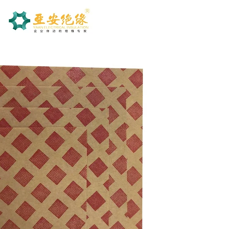 Diamond dotted presspaper dot pattern paper DDP/ Double Side Coating Diamond Dotted Pattern Ddp Insulation Paper for transformer