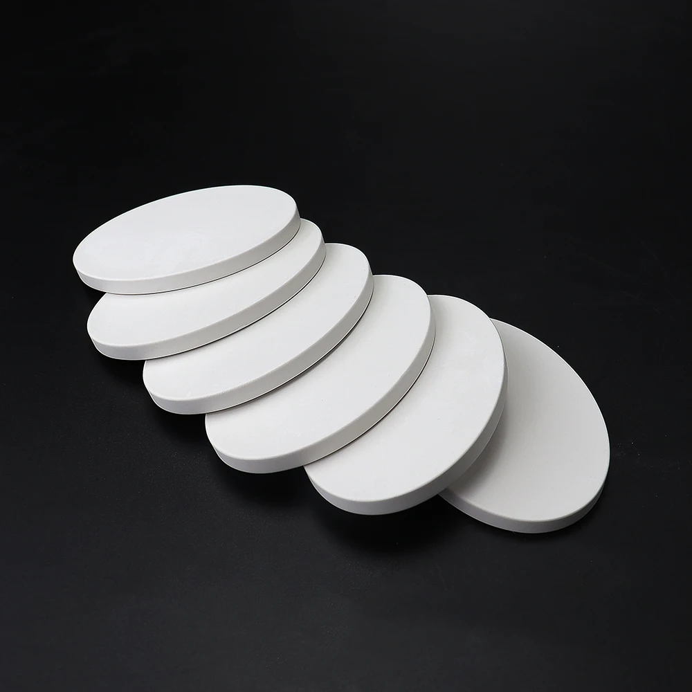 Factory custom oval white ceramic poker chips 94mm blank chip 60g good various designed printable casino grade for gambling game