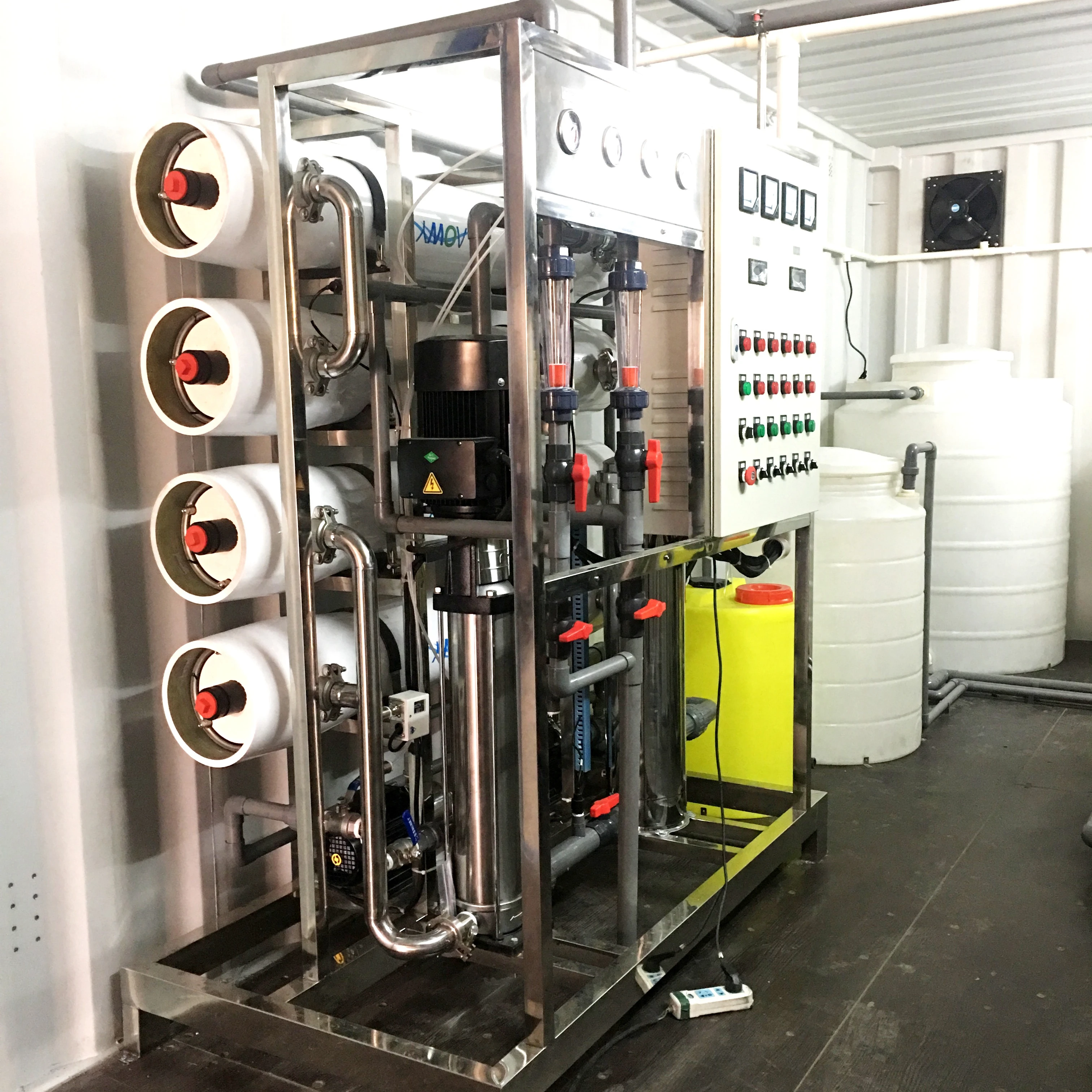 20~300T/D containerized UF RO water treatment purification