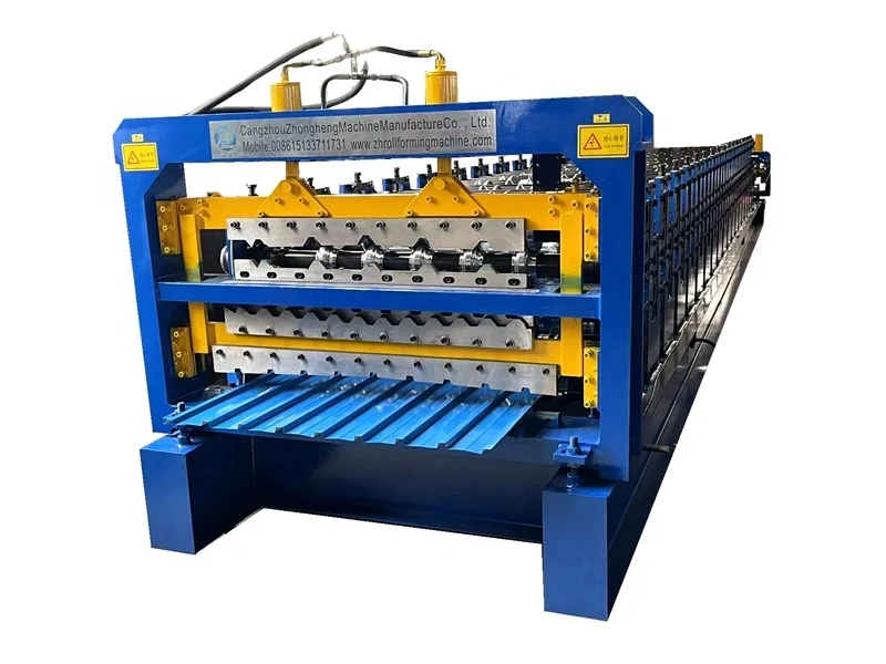Triple layer roof and wall sheet roll forming machine IBR corrugated and roof tile making machine