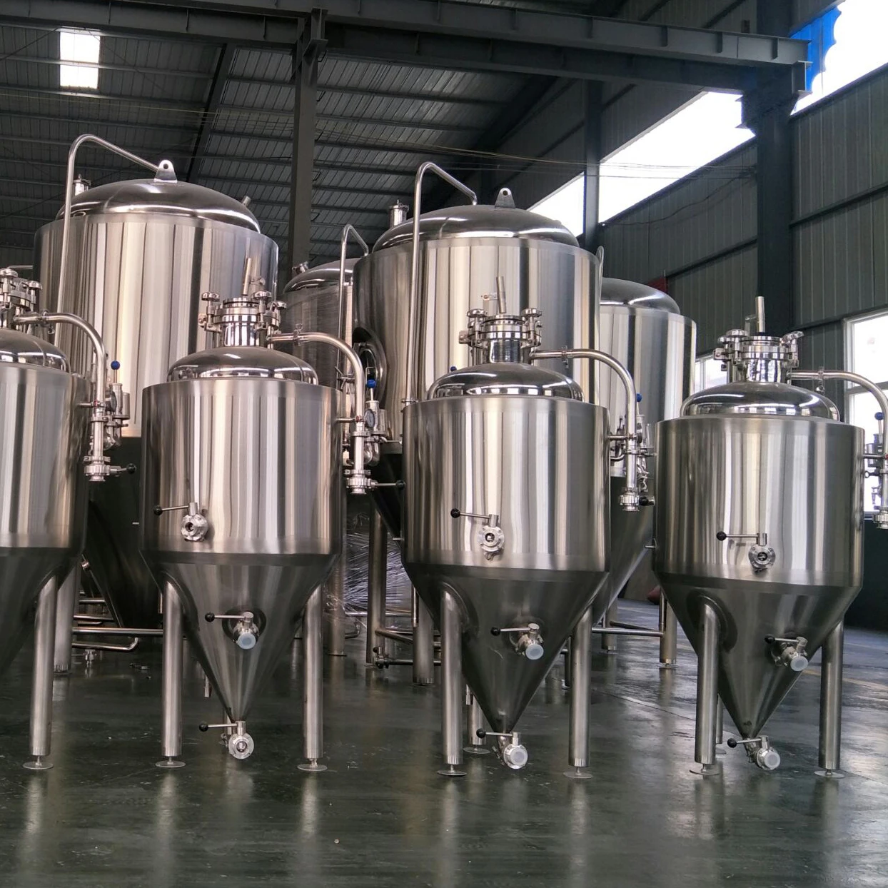 6.5 Gallon Stainless steel beer keg round