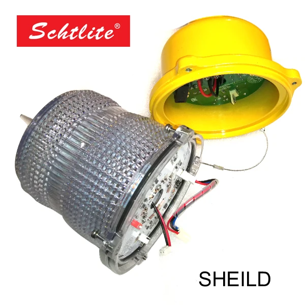 
SHIELD 7 10CD Alloy Wholesale blue Flash LED Aviation Obstruction Light Tower 