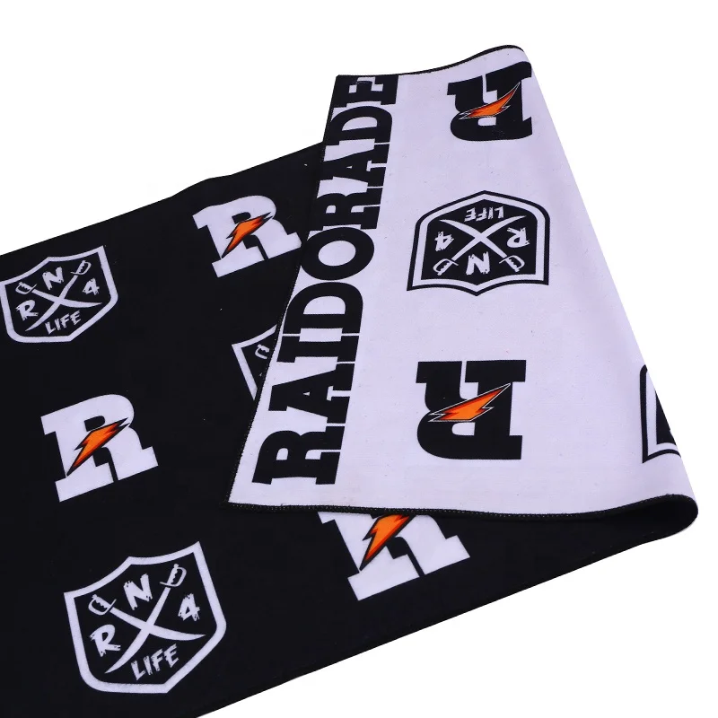 Custom Print Microfiber Sport Cooling Towel Football Gym Multi-color Gym Towel Long Sports Towel