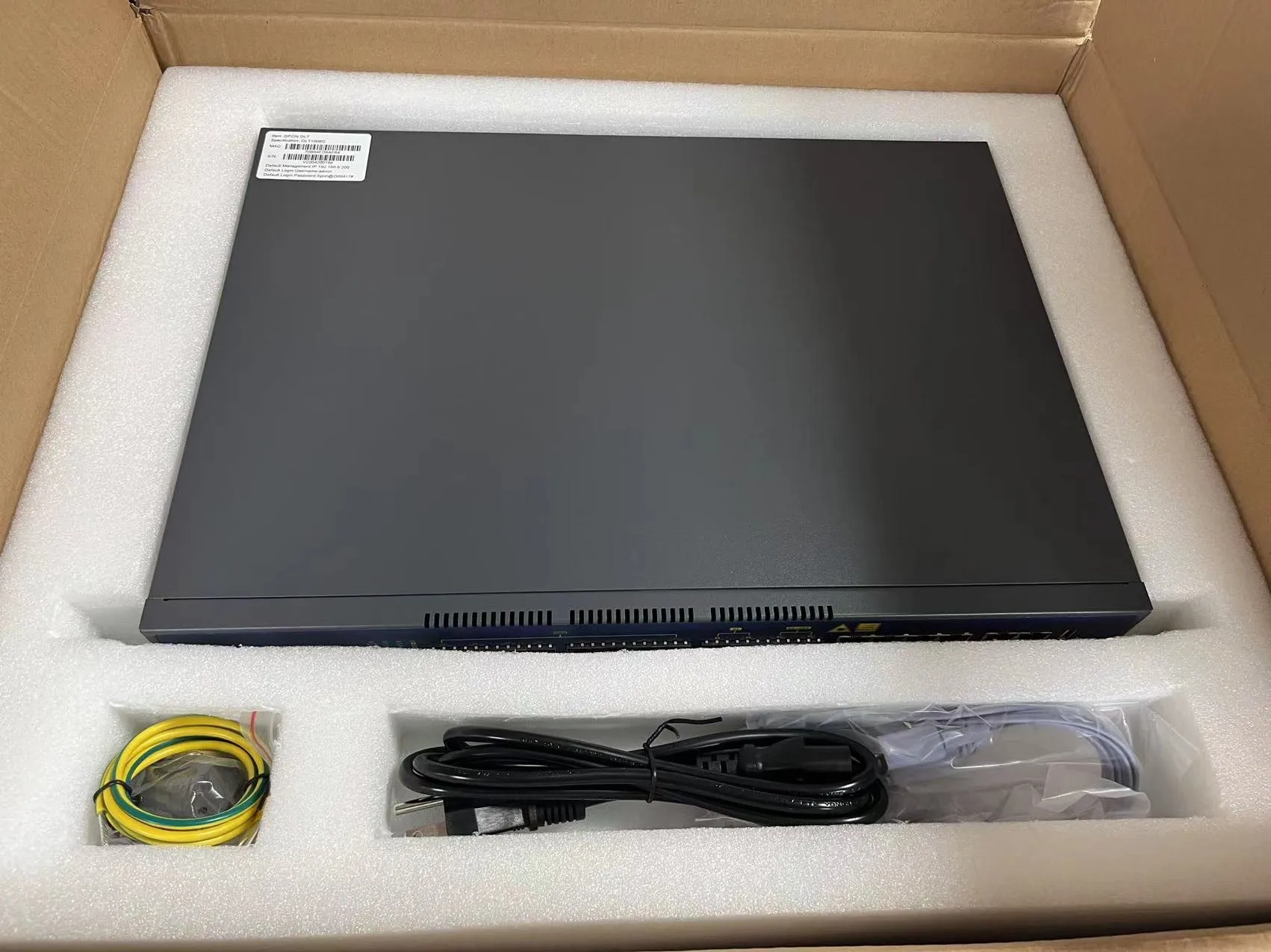 HONDAO OLT1008G 1U 19-inch mini OLT GPON 8 Ports with 8PCS SFP C++ for 1024 Users