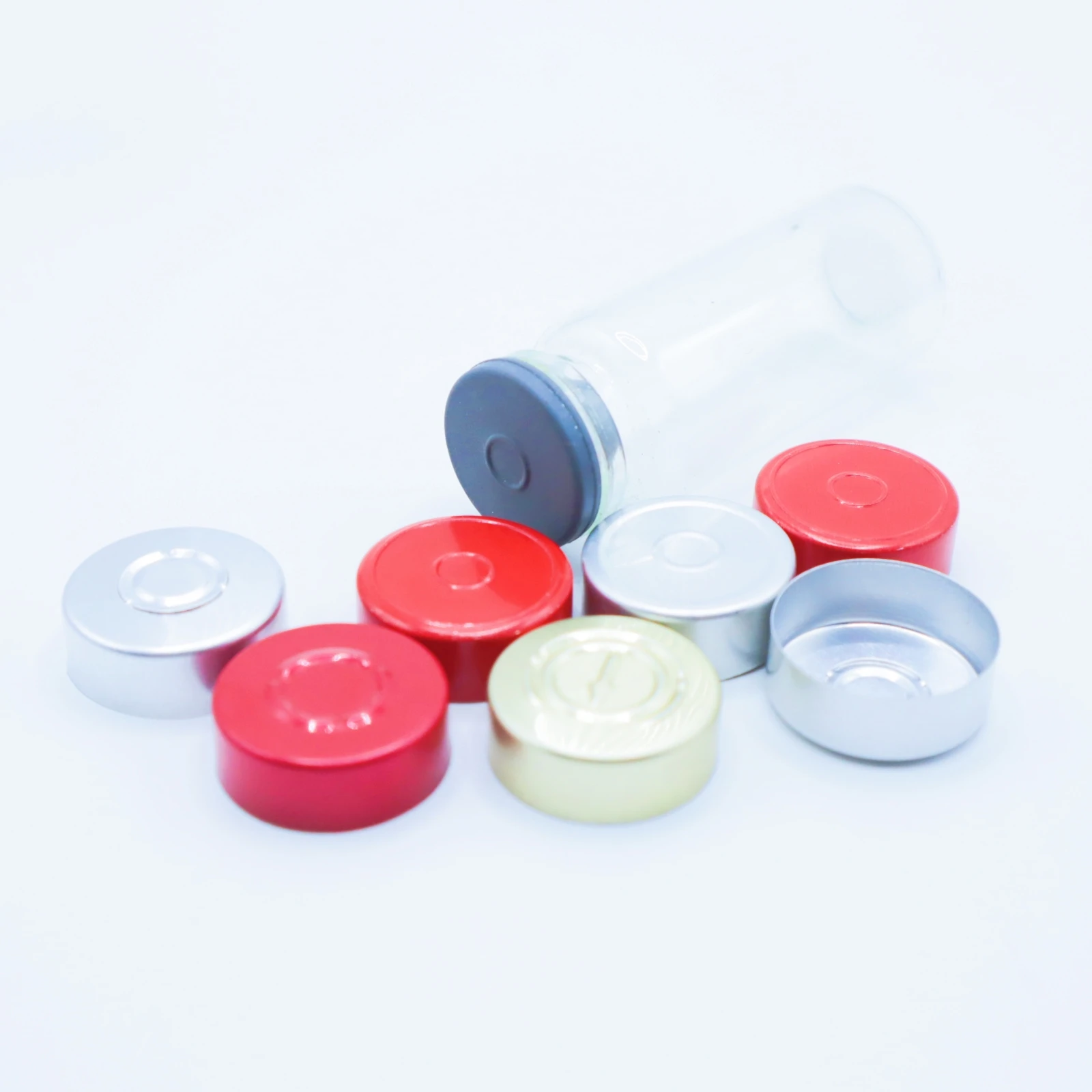 Wholesale high-quality 20mm 32mm aluminum caps medicinal aluminum cap medical rubber stopper