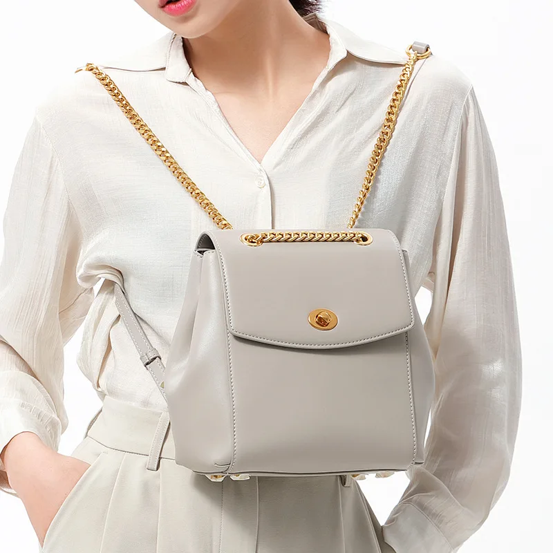 Multi-Function Large Capacity Backpack Women Backpack Leather Backpacks One Shoulder Bags Brand Name Bag Preppy Style Bag