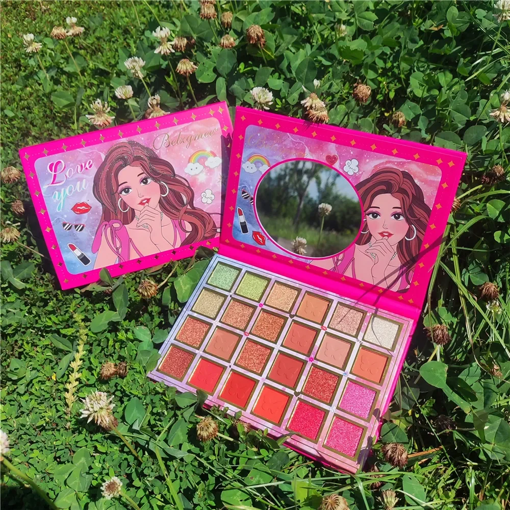 Makeup korena Eye shadows mini Shimmer Matte Duochrome Palette Eyeshadow cosmetic Private Label Waterproof sombra de ojos