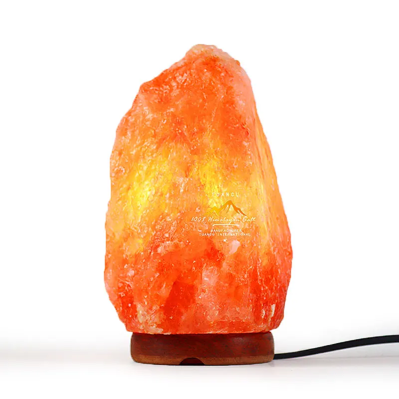 Bedroom  Crystal pink Natural Handcraft Dimmer Switch Himalayan Rock Salt  Light High Quality Himalayan Salt Lamps Night Light