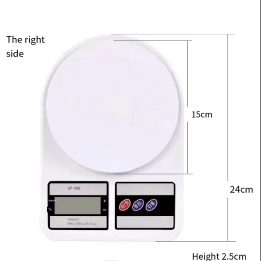 New arrival round kitchen scale Household scale Food Weight electronic kitchen scale