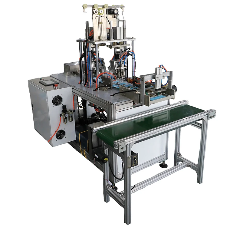 Автоматический сварочный аппарат с ушной петлей, заводская цена, сварочная машина с двойной головкой и ушной петлей