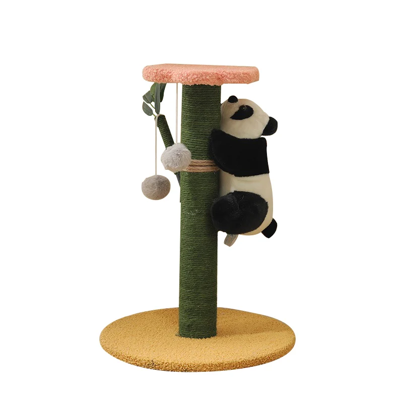 Best Selling Cat Scratching Post Tree Furniture Cat climbing frame sisal cat Scratcher  jumping platform integrated with nest