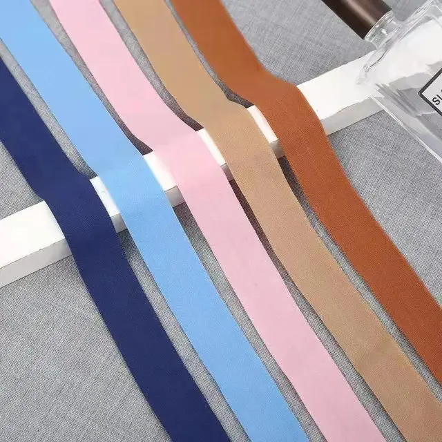 Manufacturers Custom High-quality Nylon Colored Underwear Elastic Edging Strips Seamless Vest Fold Nylon Edging Elastic Band