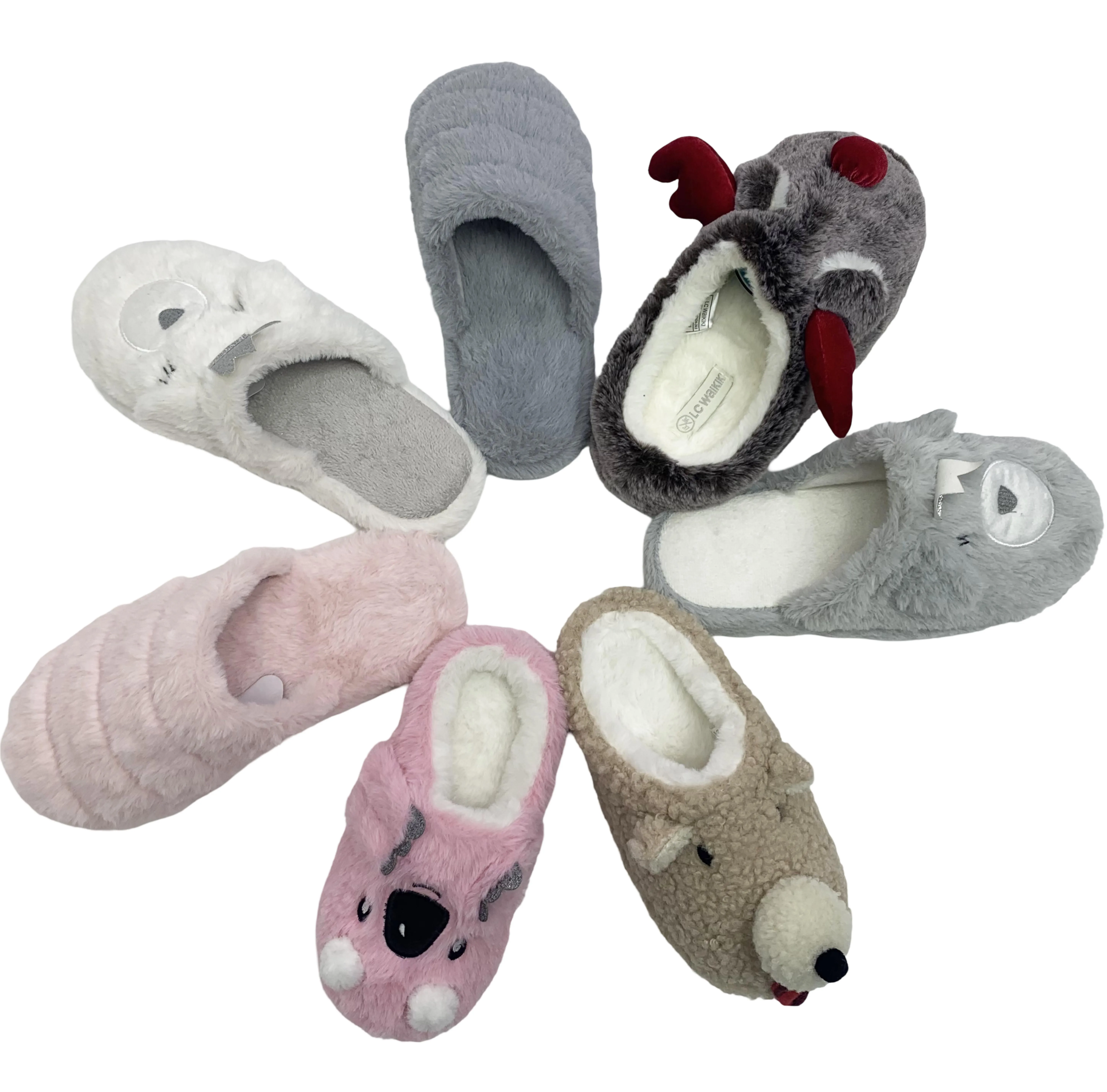 Custom design comfortable ladies shoe women cartoon slippers for home bedroom shoes slide sandals ladies house slippers for home