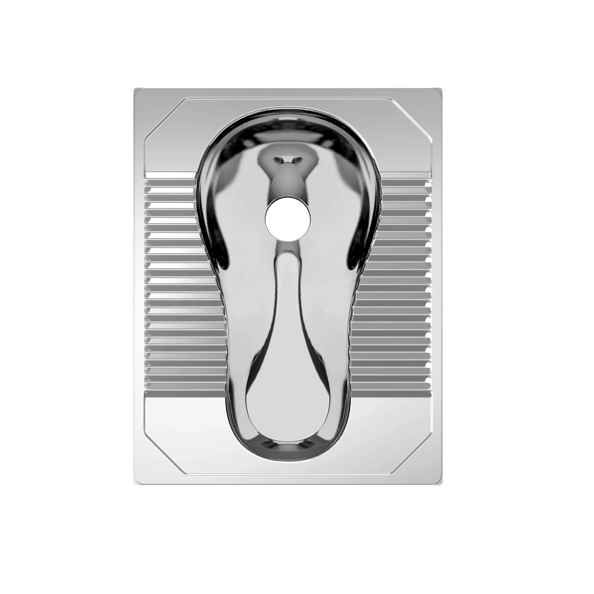 Floor mount stainless steel metro urban toilet squat pan for sale