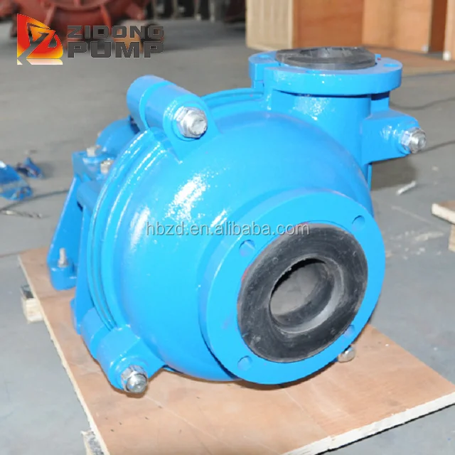 horizontal type corrosion resistant rubber liner slurry pump for palm oil mill waste water sludge pump